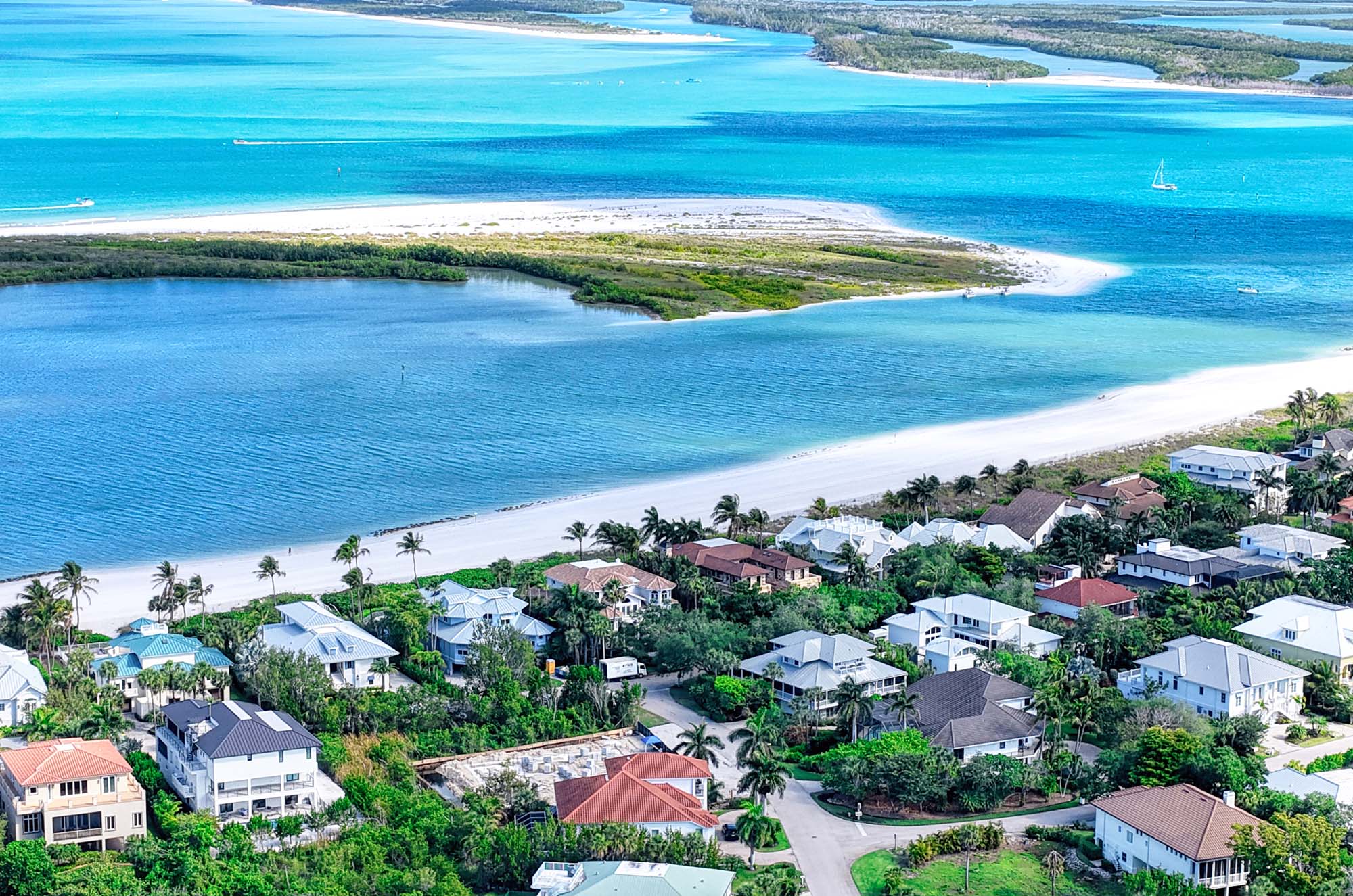 15 aerial drone photograph in Naples or Marco Island, Florida