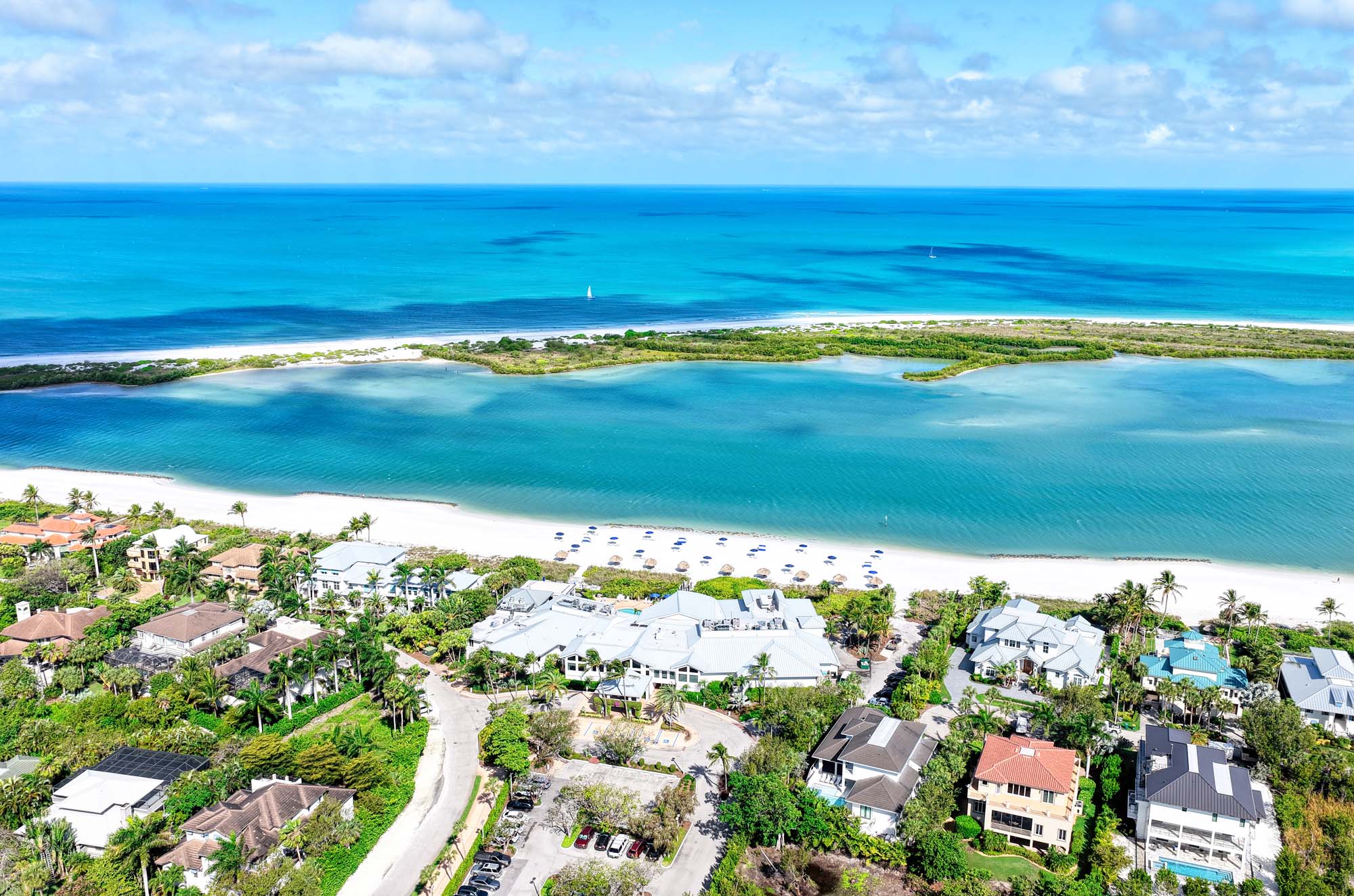 7 aerial drone photograph in Naples or Marco Island, Florida
